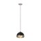 Z-Lite Landry 1 Light Pendant, Matte Black & Brushed Nickel 1004P10-MB-BN - alternate 6